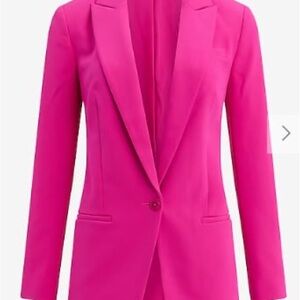 Express Studio Stretch Twill Boyfriend Blazer